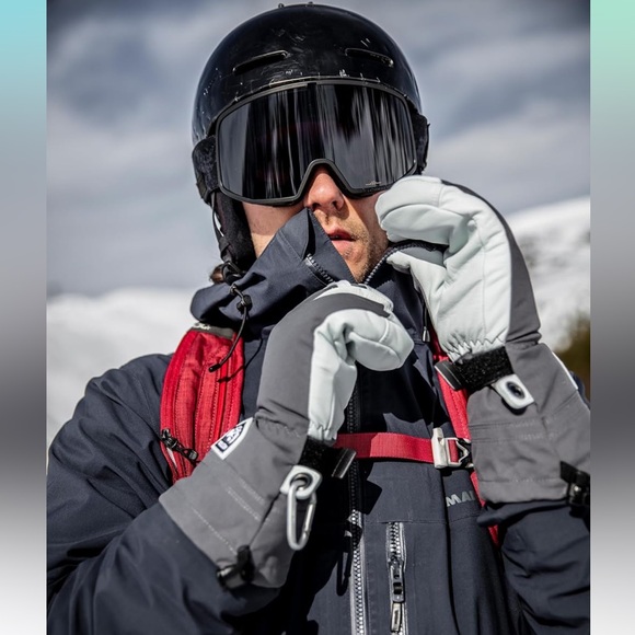 Hestra Unisxe Army Leather Heli Ski Glove - Picture 9 of 10